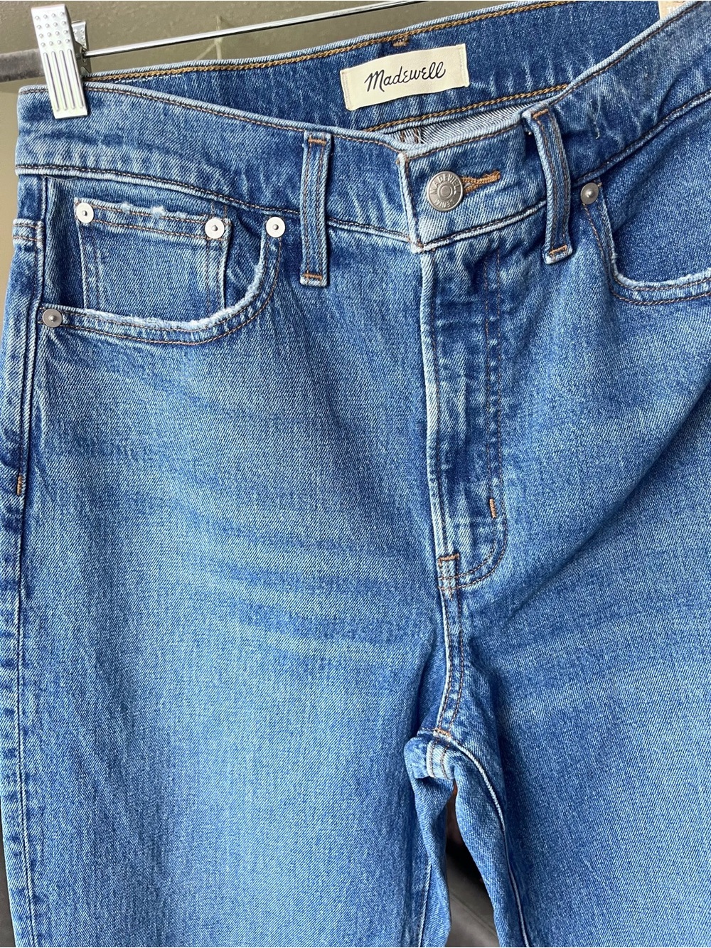 Madewell Perfect Vintage Straight Jean in Earlwood Wash - Picture 7 of 8